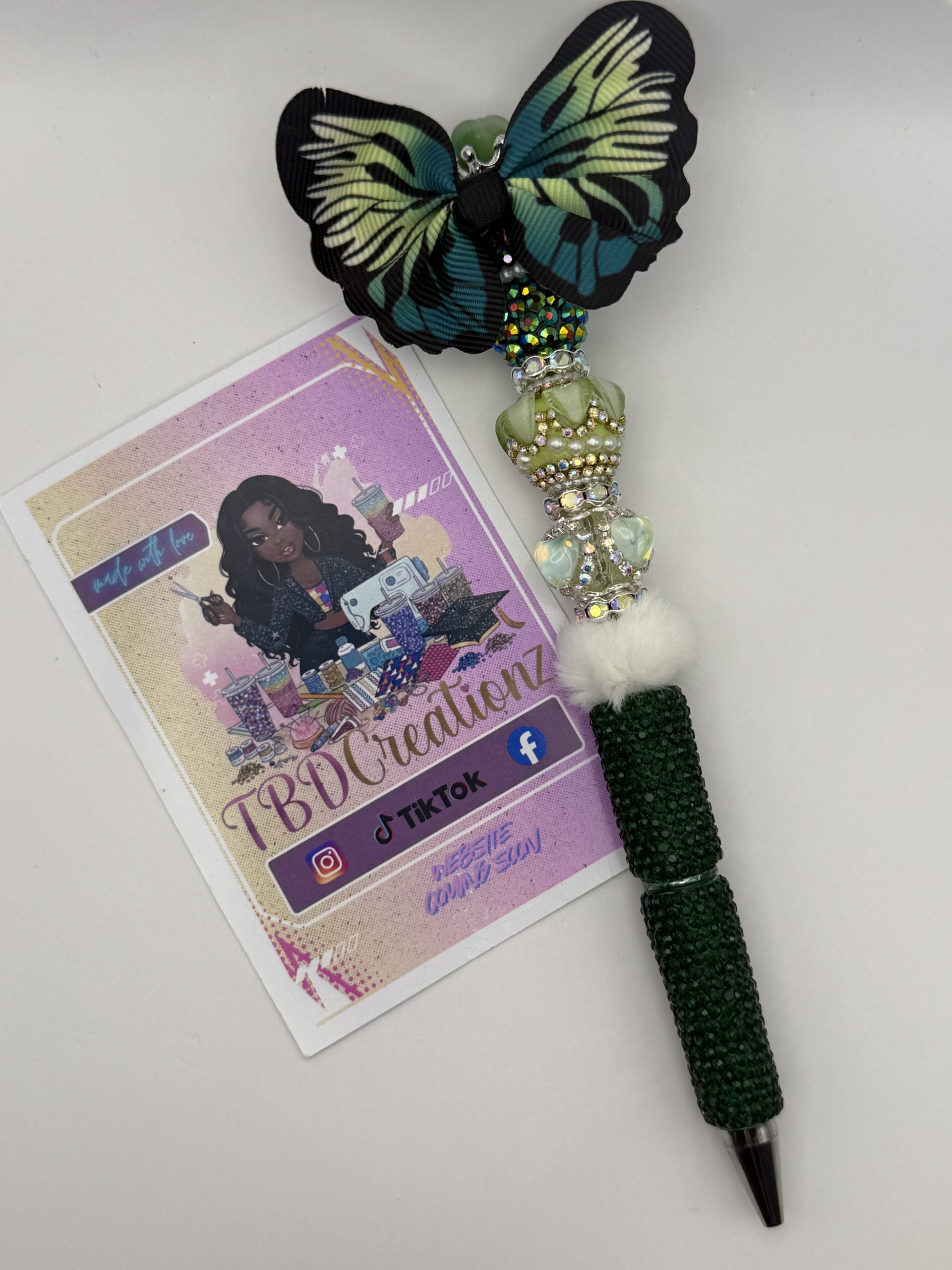 Nightlife Royalty Butterfly Glam Script Penz