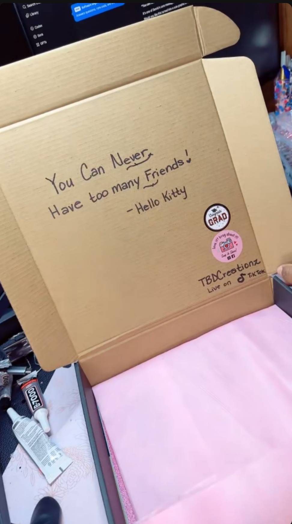 Most of our Items are made on TikTok Live